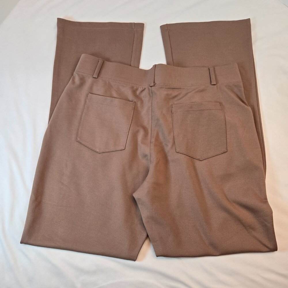 WILLIT Women's Yoga Dress Pants Straight Leg Work Slacks Stretchy Sz: L Taupe - Picture 5 of 12